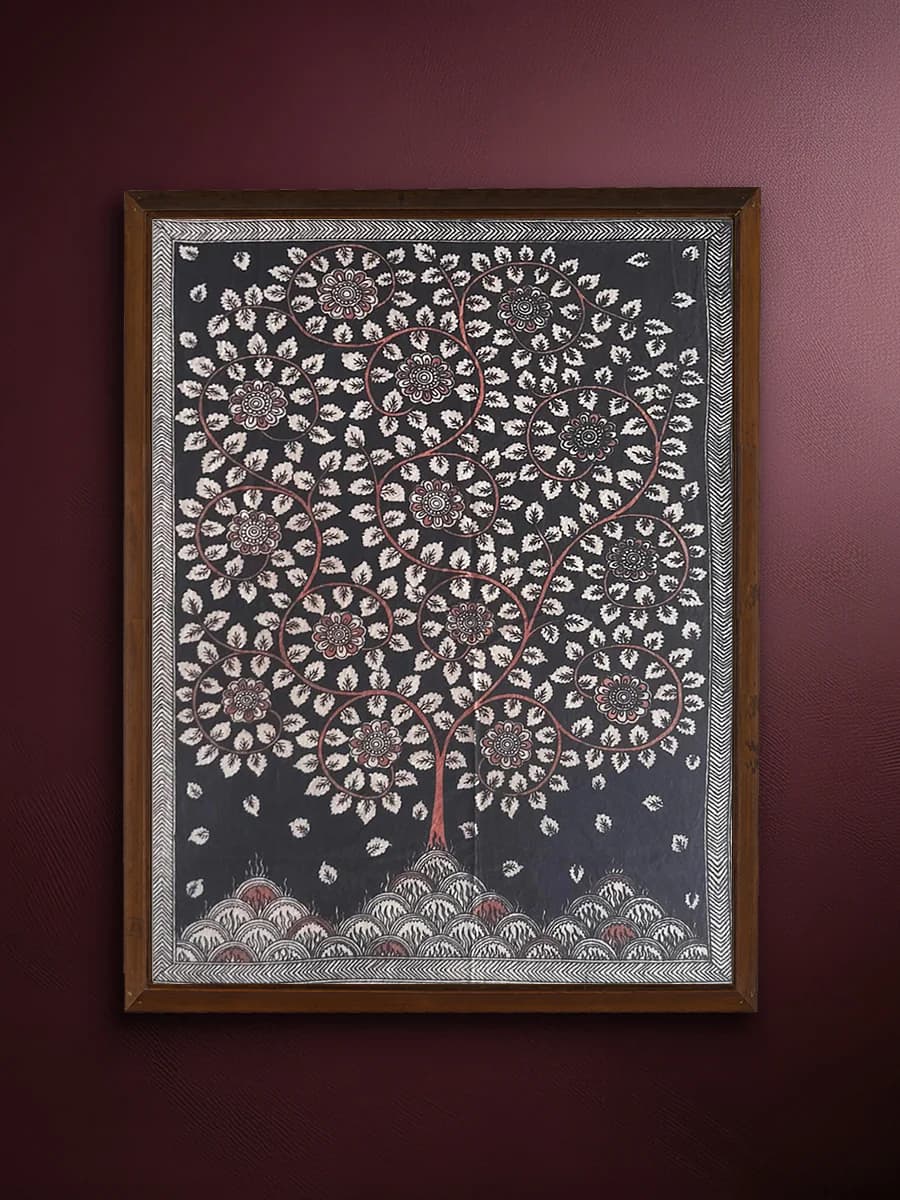 Tree Of life in in Mata ni pachedi by Bhanu Bhai Chittara